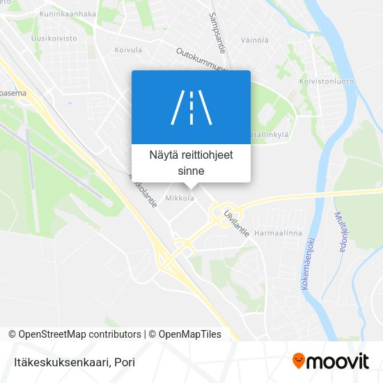 Itäkeskuksenkaari kartta