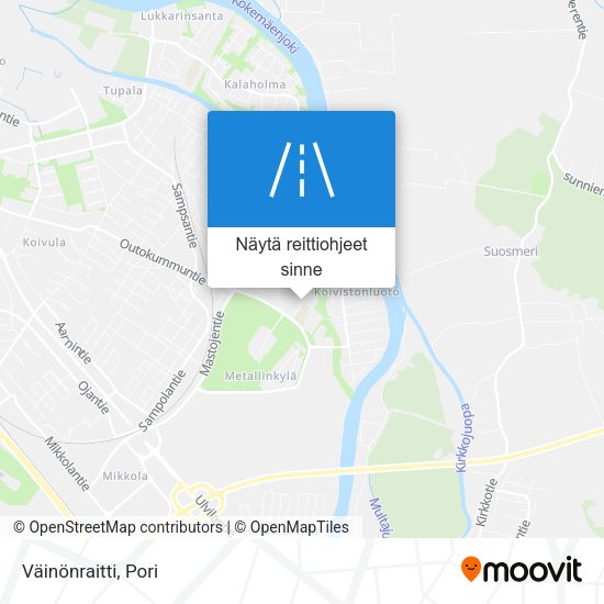 Väinönraitti kartta