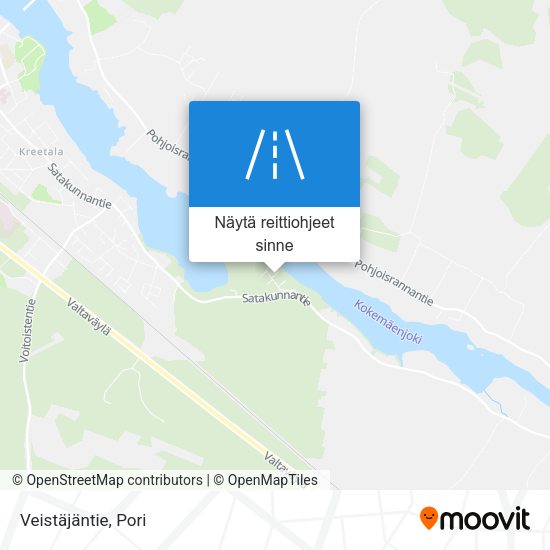 Veistäjäntie kartta