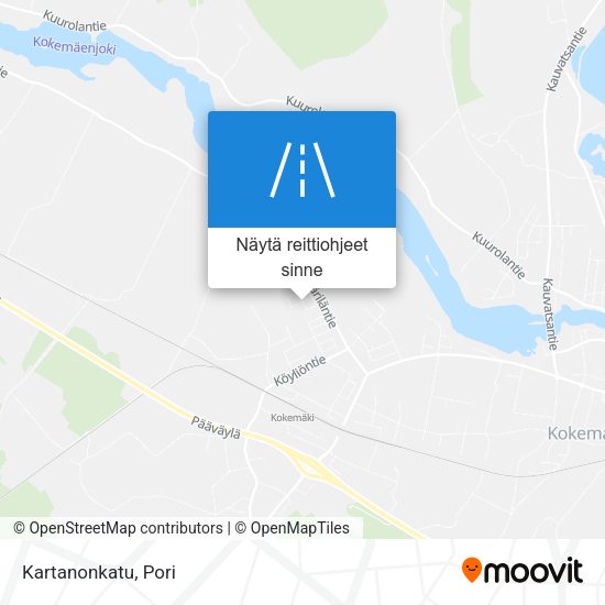 Kartanonkatu kartta