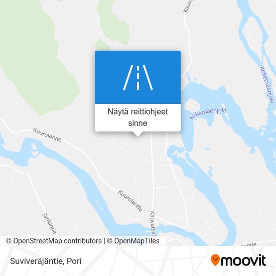 Suviveräjäntie kartta