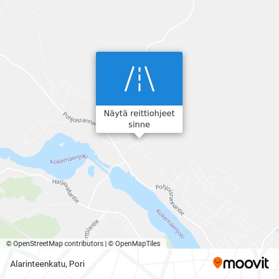 Alarinteenkatu kartta