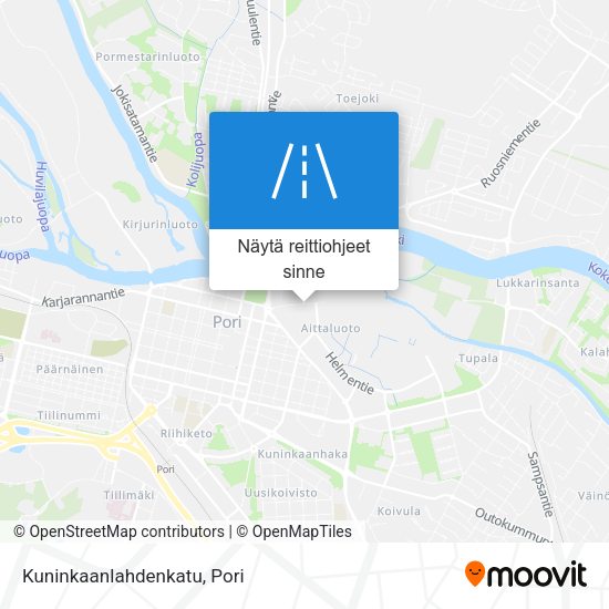 Kuninkaanlahdenkatu kartta