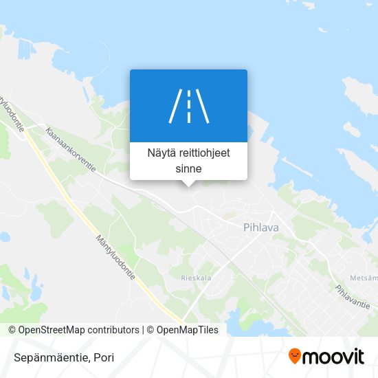 Sepänmäentie kartta