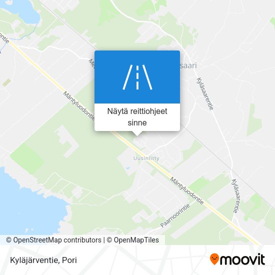 Kyläjärventie kartta