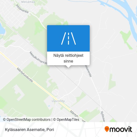 Kyläsaaren Asematie kartta