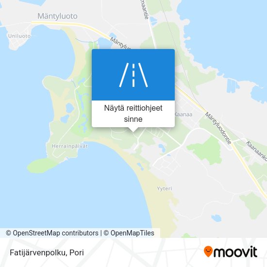 Fatijärvenpolku kartta