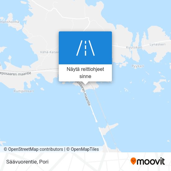 Säävuorentie kartta