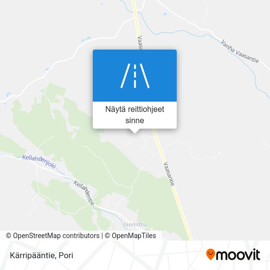 Kärripääntie kartta