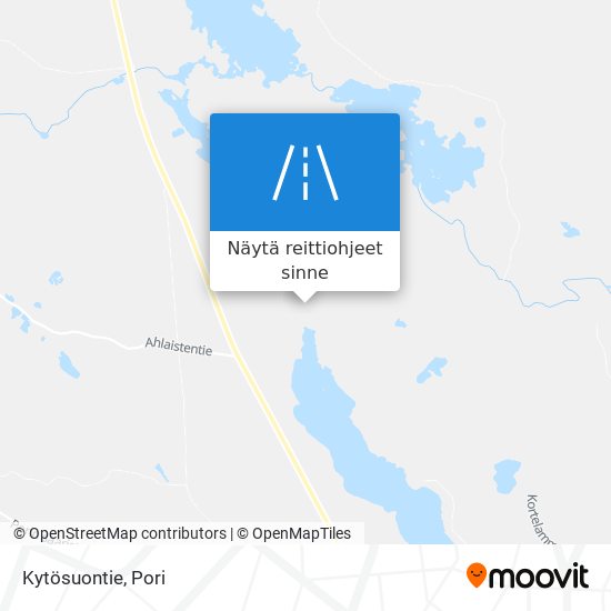 Kytösuontie kartta