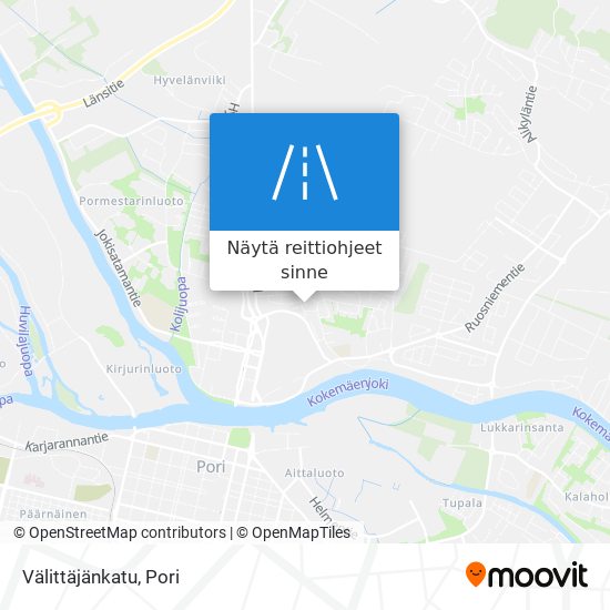 Välittäjänkatu kartta