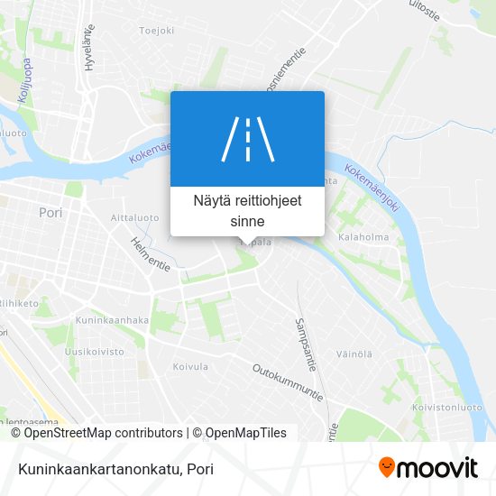 Kuninkaankartanonkatu kartta