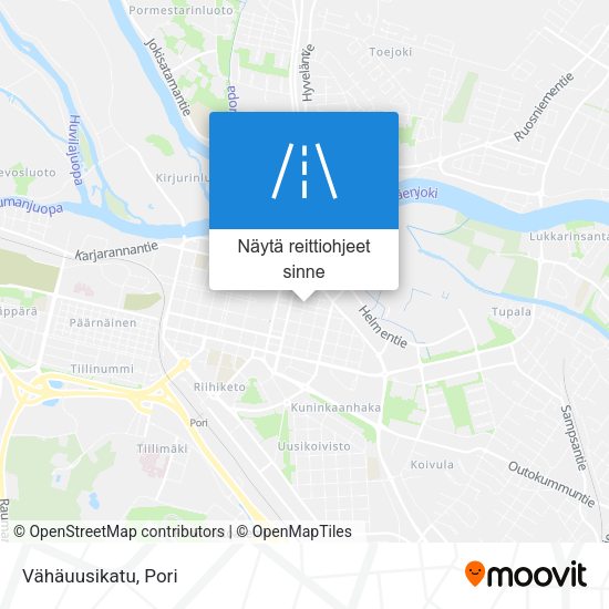 Vähäuusikatu kartta