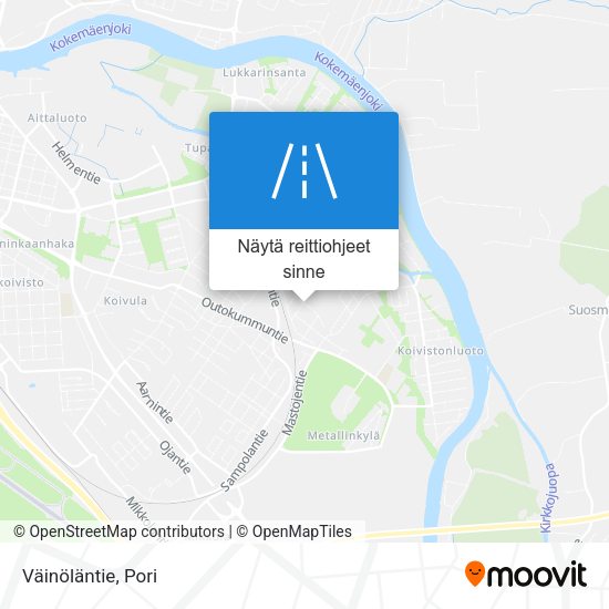 Väinöläntie kartta