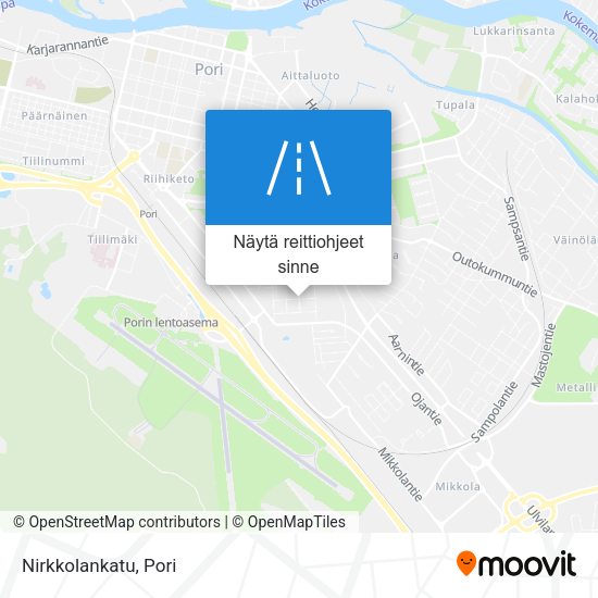 Nirkkolankatu kartta