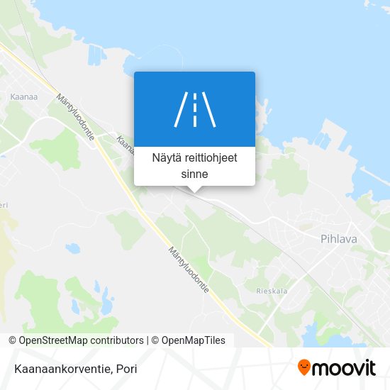 Kaanaankorventie kartta