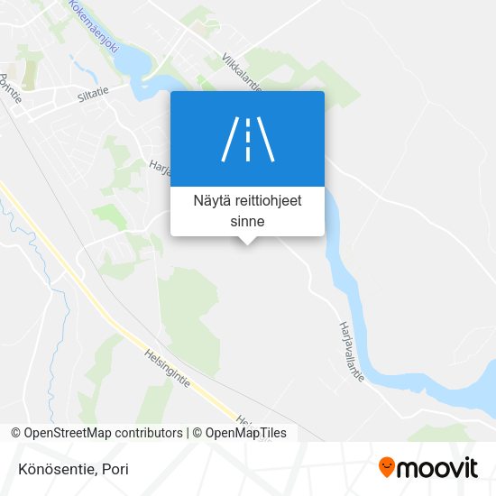 Könösentie kartta