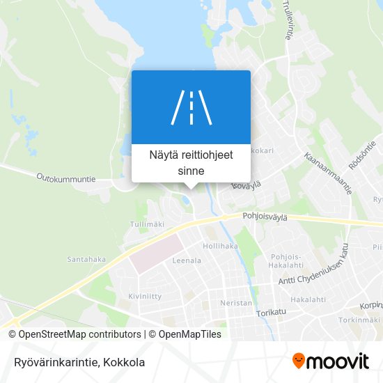 Ryövärinkarintie kartta