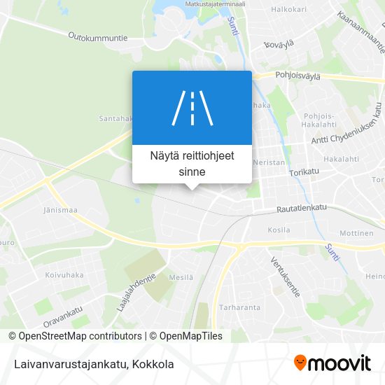 Laivanvarustajankatu kartta