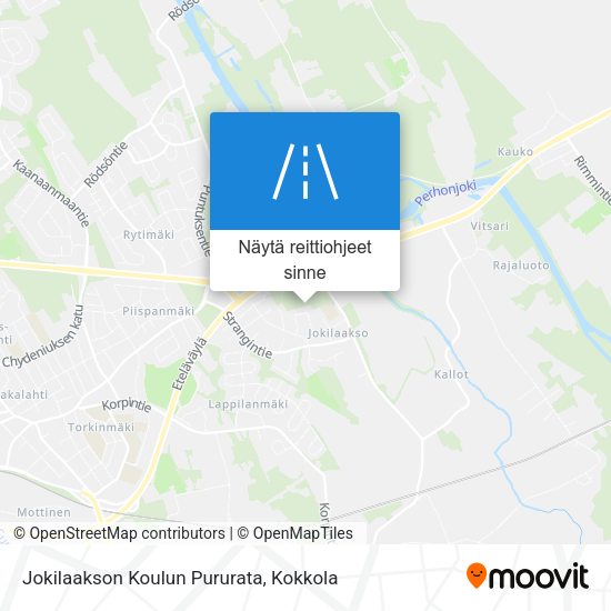 Jokilaakson Koulun Pururata kartta