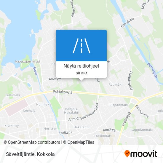 Säveltäjäntie kartta