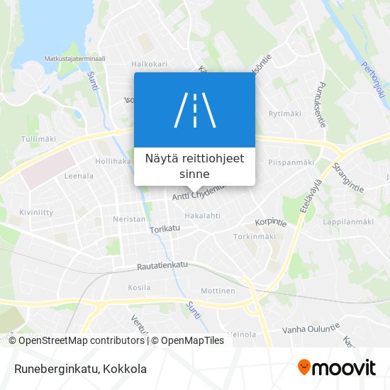 Runeberginkatu kartta