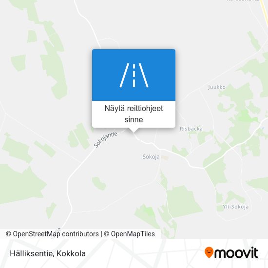 Hälliksentie kartta