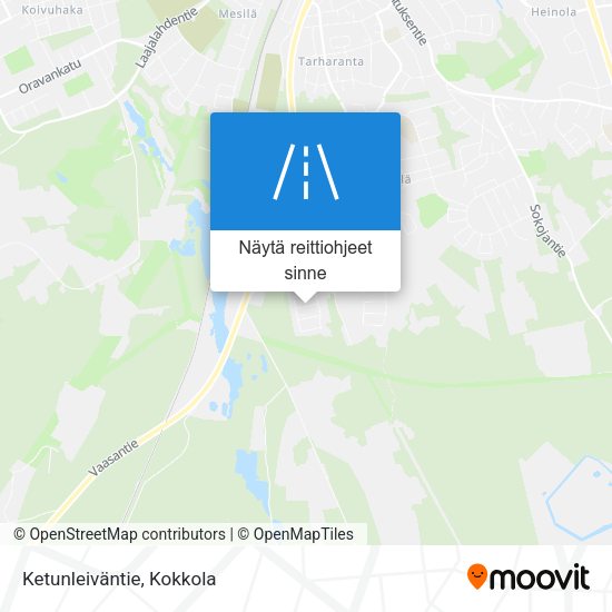 Ketunleiväntie kartta