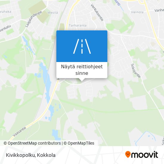 Kivikkopolku kartta