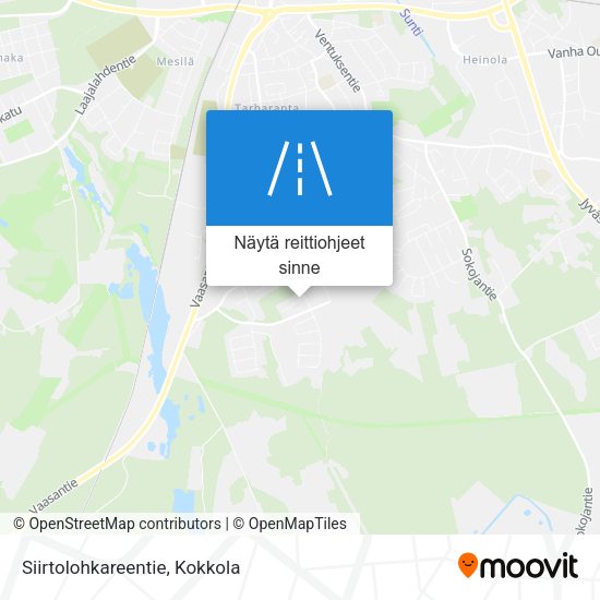 Siirtolohkareentie kartta