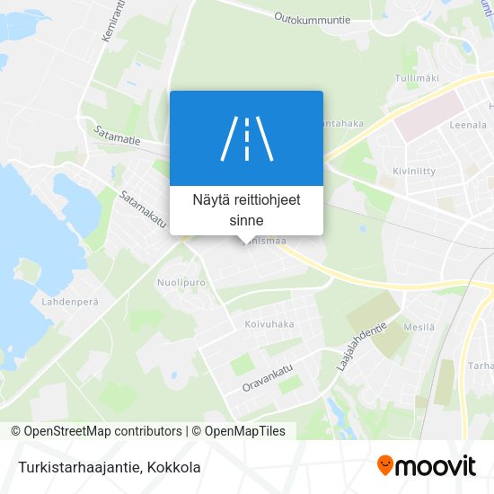 Turkistarhaajantie kartta
