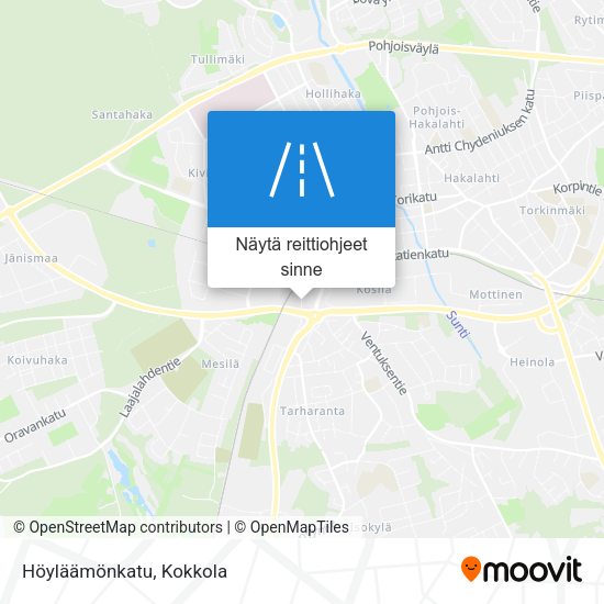 Höyläämönkatu kartta