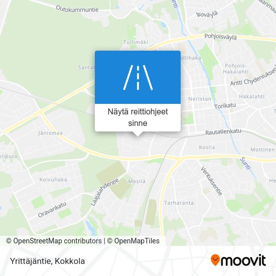 Yrittäjäntie kartta