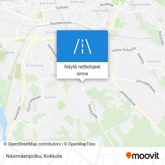 Näsimäenpolku kartta