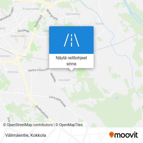 Välimäentie kartta