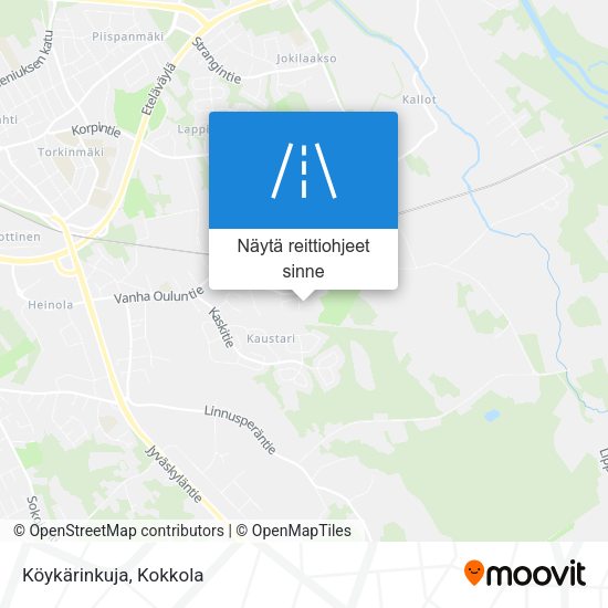 Köykärinkuja kartta