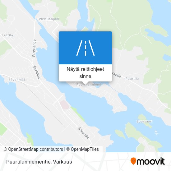 Puurtilanniementie kartta