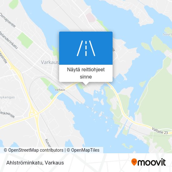 Ahlströminkatu kartta