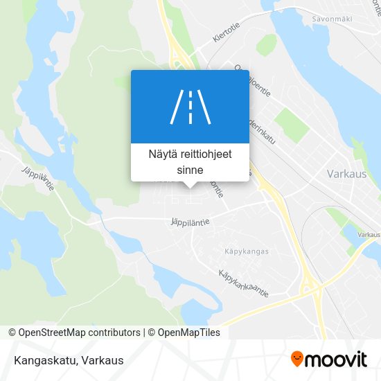 Kangaskatu kartta