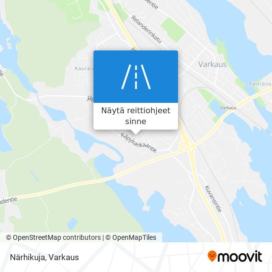 Närhikuja kartta