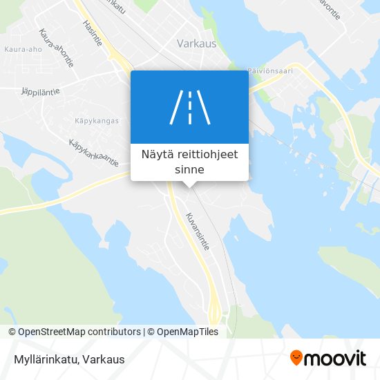 Myllärinkatu kartta