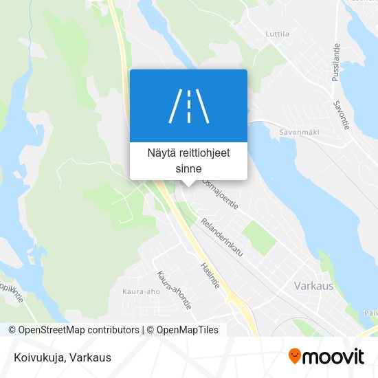 Koivukuja kartta