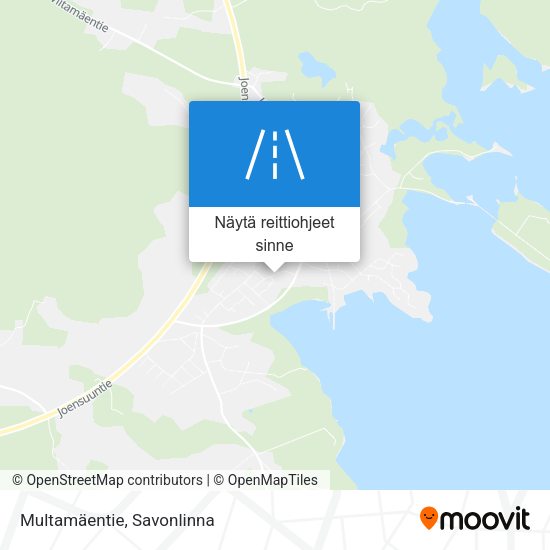 Multamäentie kartta