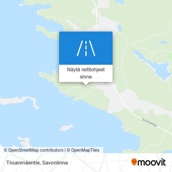 Tiisanmäentie kartta