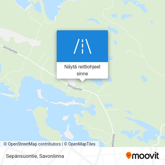 Sepänsuontie kartta