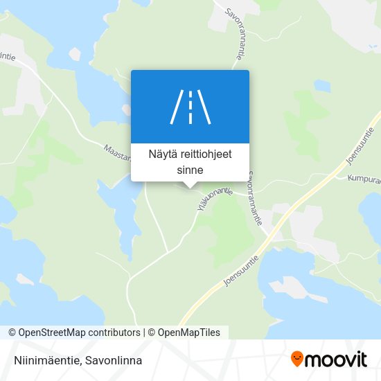 Niinimäentie kartta