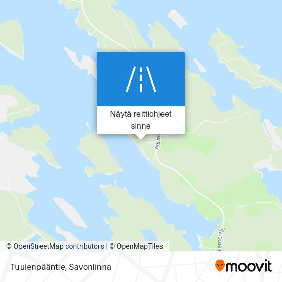 Tuulenpääntie kartta