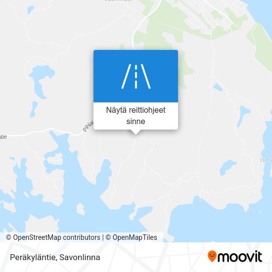 Peräkyläntie kartta