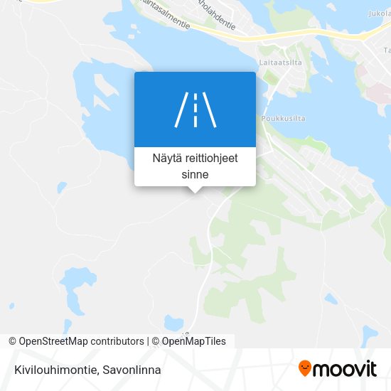 Kivilouhimontie kartta