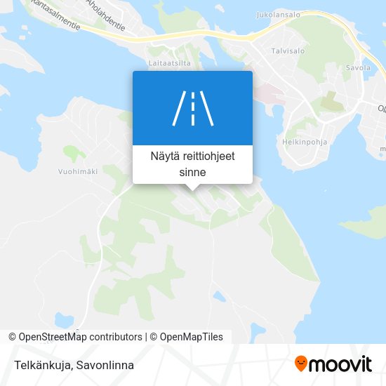 Telkänkuja kartta